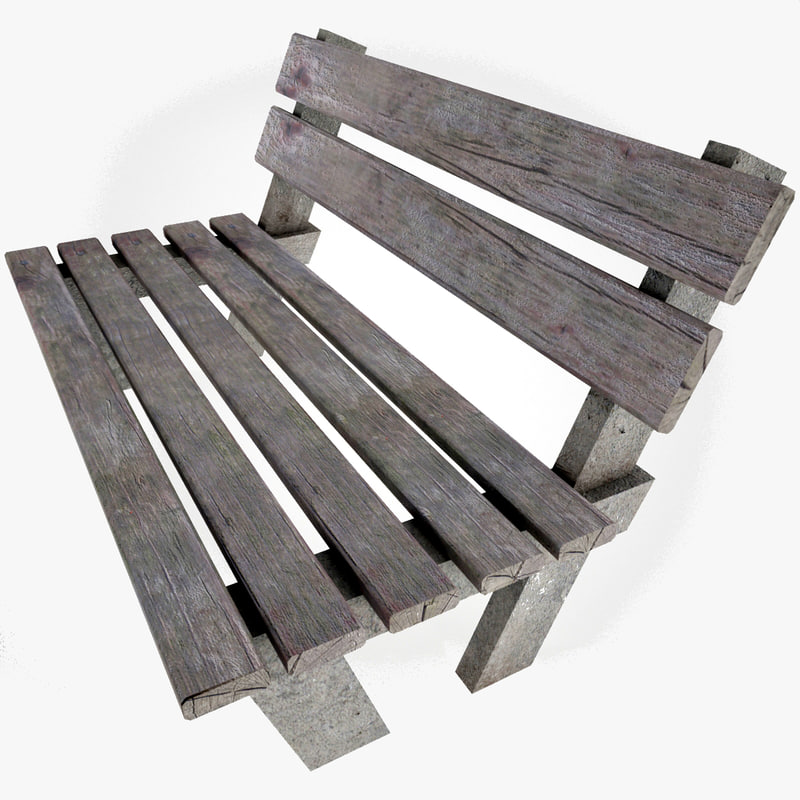 bench games scene 3d max